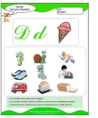 D Sesi Çalışma Sayfaları